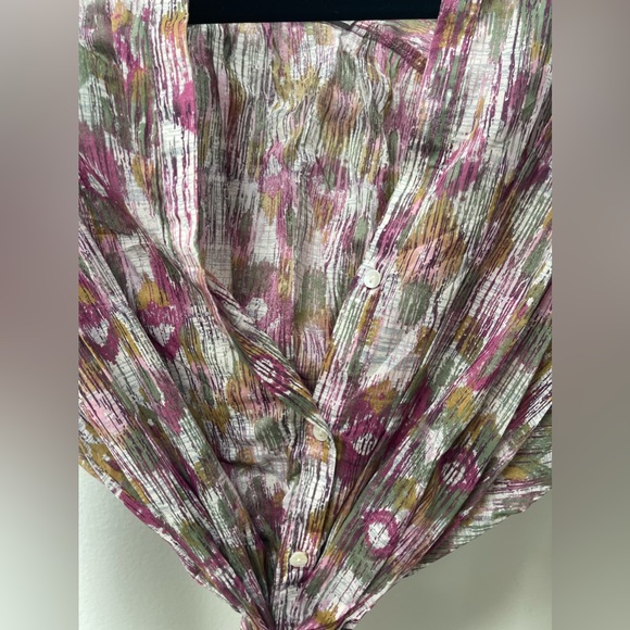 Zara multicolor print with braided belt - Picture 6 of 7